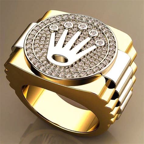 Bague rolex homme .